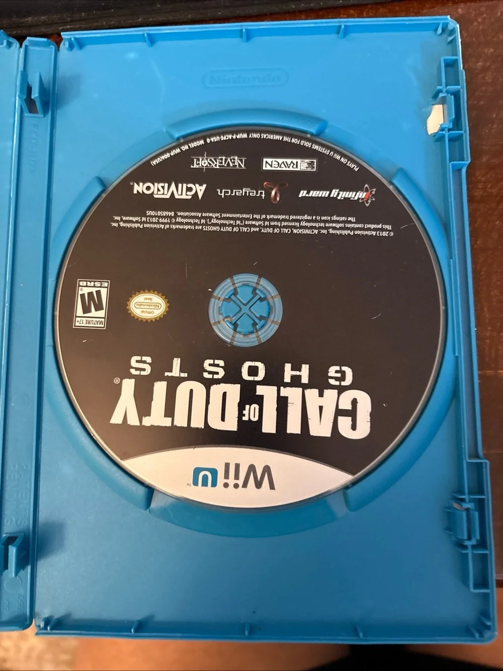 Call of Duty: Ghosts (Wii U) by Activision - Black Cover